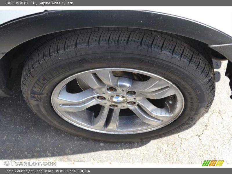Alpine White / Black 2006 BMW X3 3.0i