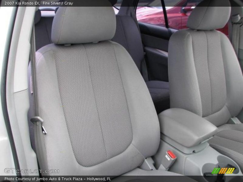 Fine Silver / Gray 2007 Kia Rondo EX