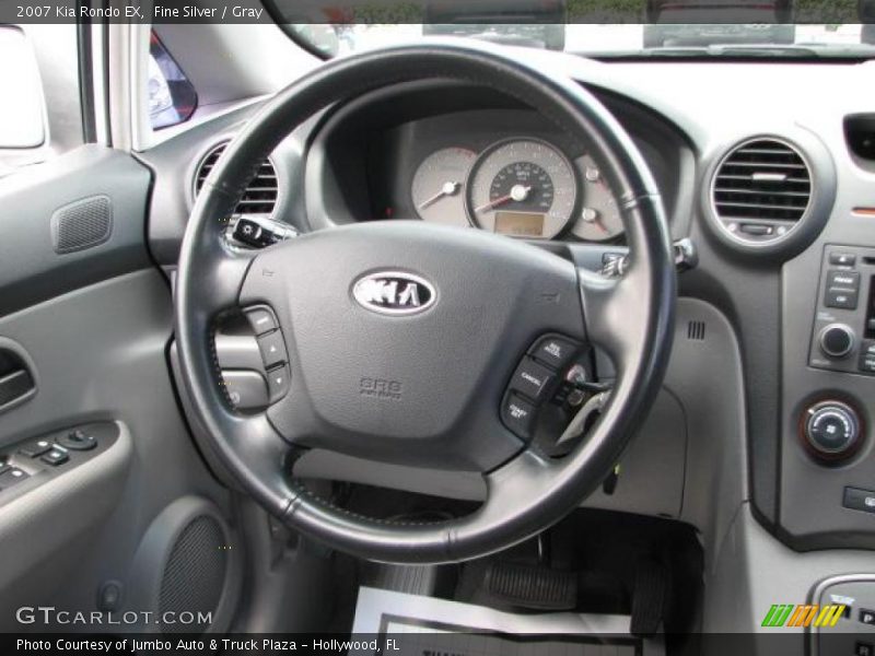 Fine Silver / Gray 2007 Kia Rondo EX