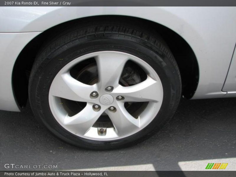 Fine Silver / Gray 2007 Kia Rondo EX