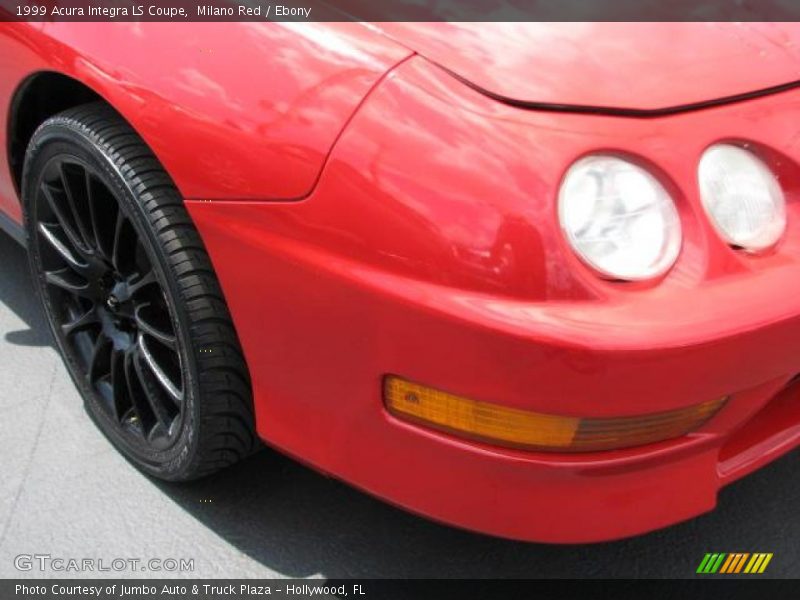 Milano Red / Ebony 1999 Acura Integra LS Coupe
