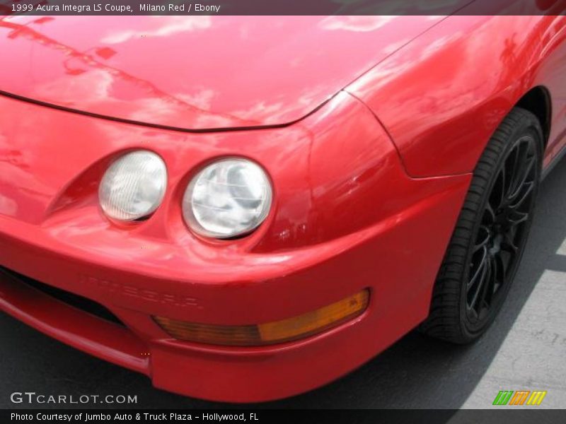 Milano Red / Ebony 1999 Acura Integra LS Coupe