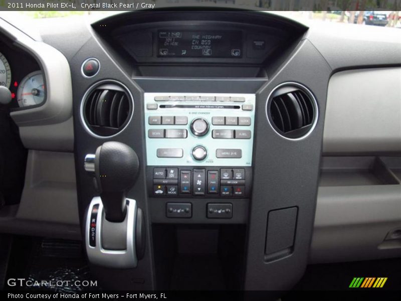 Crystal Black Pearl / Gray 2011 Honda Pilot EX-L