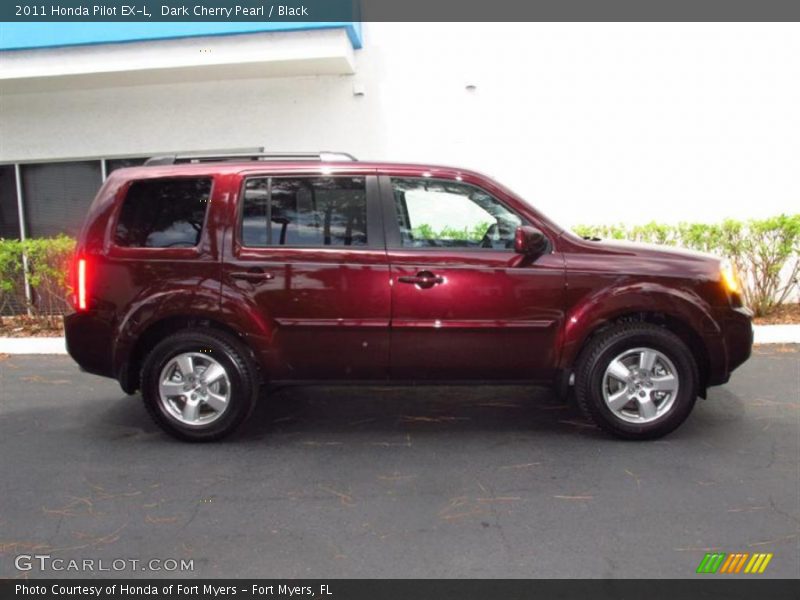 Dark Cherry Pearl / Black 2011 Honda Pilot EX-L