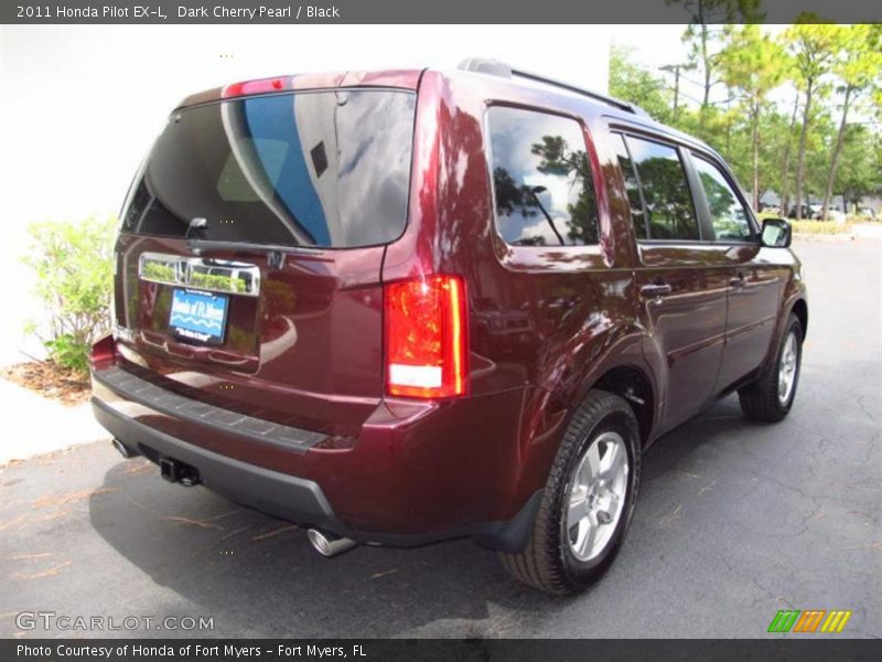 Dark Cherry Pearl / Black 2011 Honda Pilot EX-L
