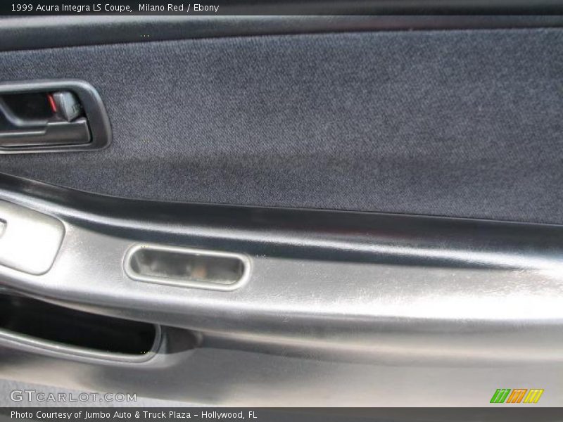 Milano Red / Ebony 1999 Acura Integra LS Coupe