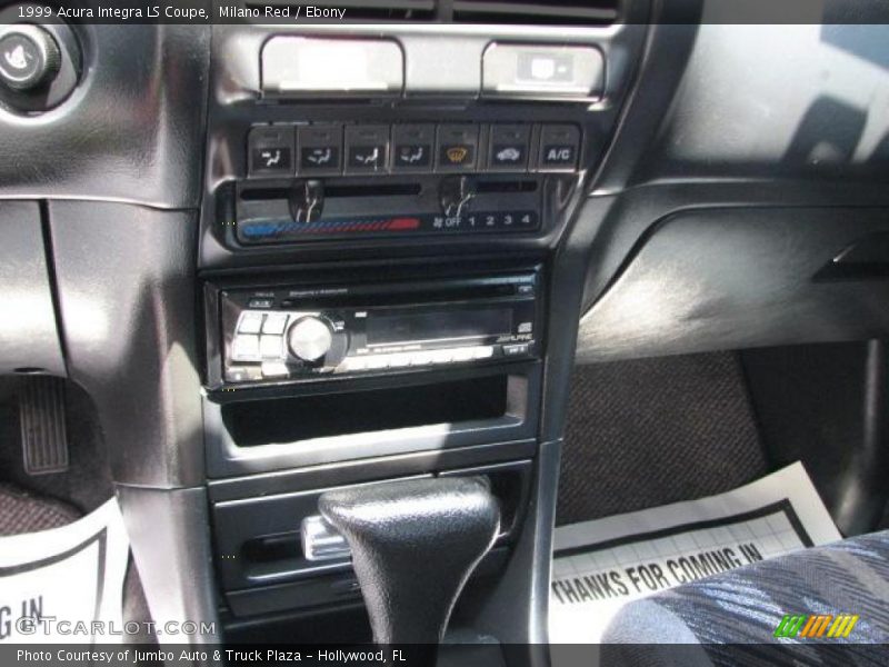 Milano Red / Ebony 1999 Acura Integra LS Coupe