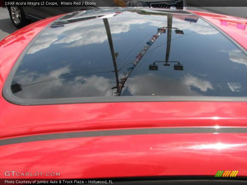 Milano Red / Ebony 1999 Acura Integra LS Coupe