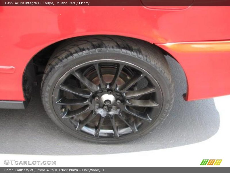 Milano Red / Ebony 1999 Acura Integra LS Coupe