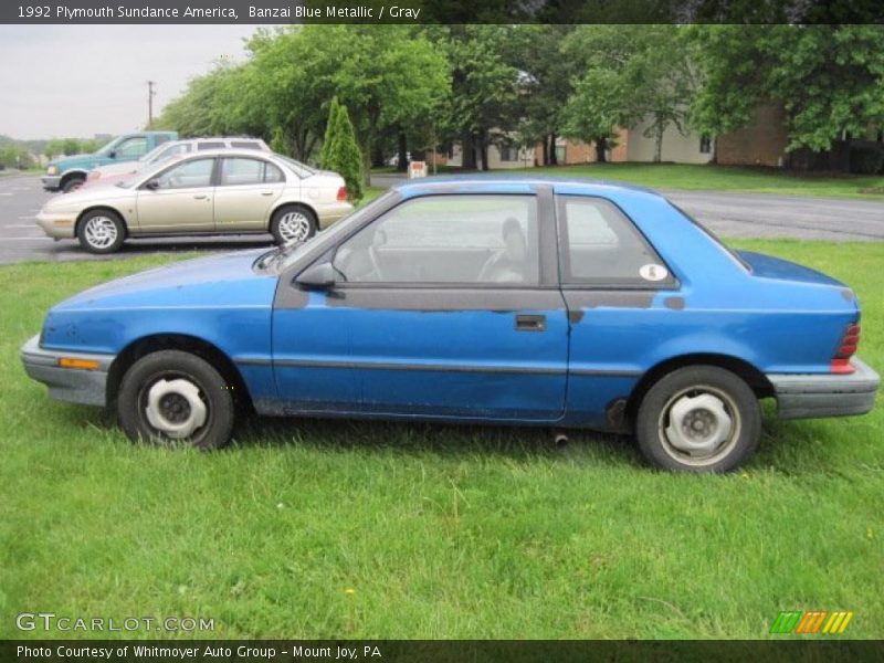  1992 Sundance America Banzai Blue Metallic
