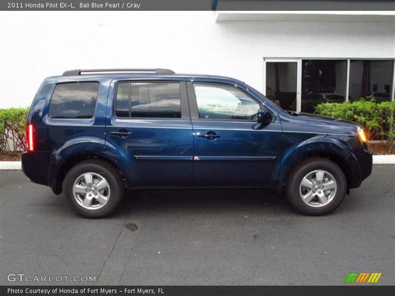 Bali Blue Pearl / Gray 2011 Honda Pilot EX-L