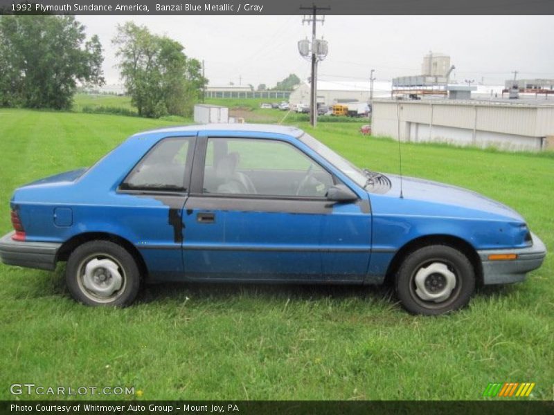 1992 Sundance America Banzai Blue Metallic