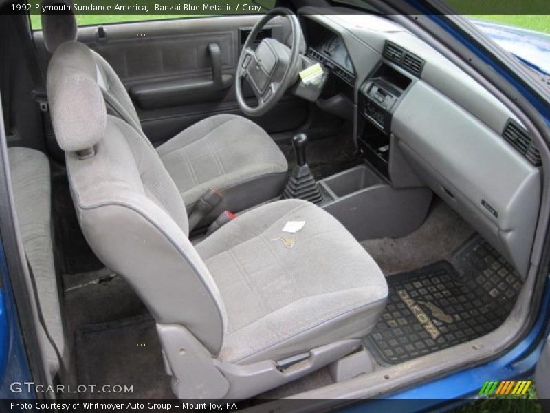  1992 Sundance America Gray Interior