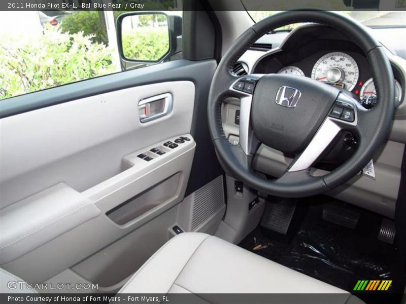  2011 Pilot EX-L Gray Interior