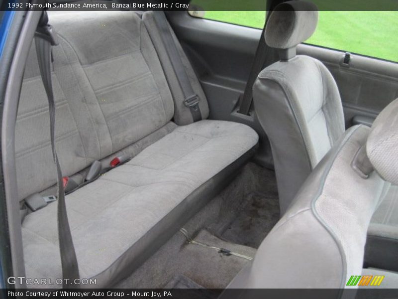  1992 Sundance America Gray Interior