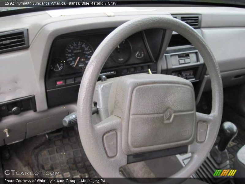  1992 Sundance America Steering Wheel