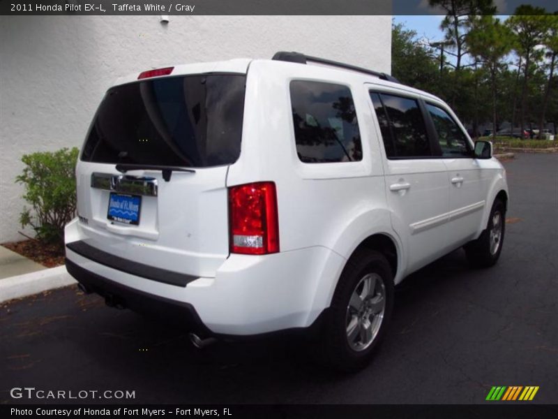 Taffeta White / Gray 2011 Honda Pilot EX-L