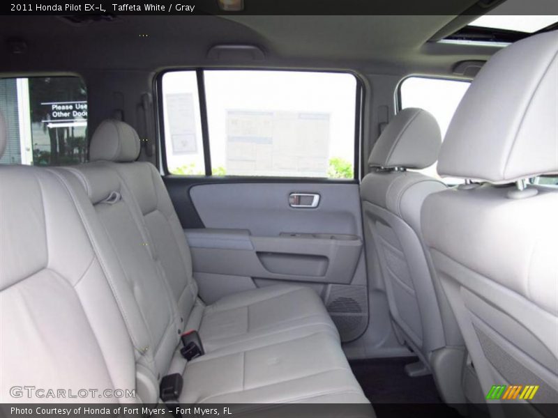 Taffeta White / Gray 2011 Honda Pilot EX-L