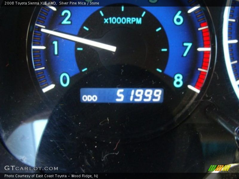 Silver Pine Mica / Stone 2008 Toyota Sienna XLE AWD