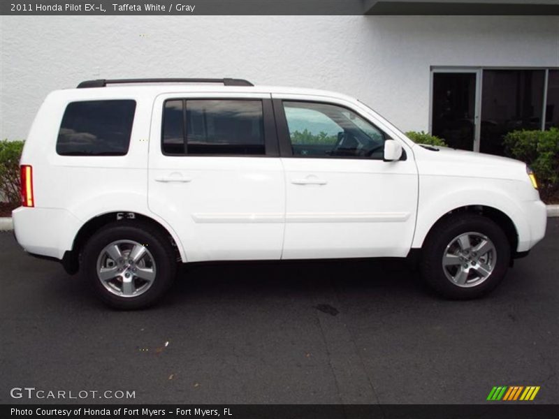 Taffeta White / Gray 2011 Honda Pilot EX-L