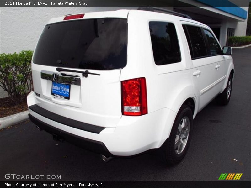 Taffeta White / Gray 2011 Honda Pilot EX-L