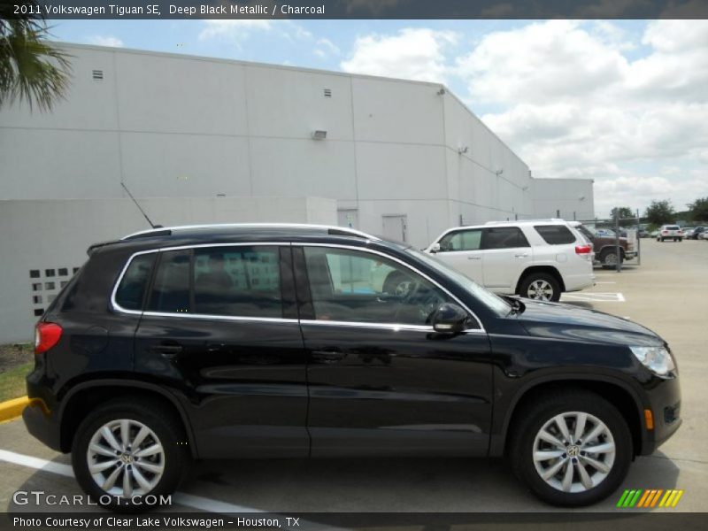 Deep Black Metallic / Charcoal 2011 Volkswagen Tiguan SE
