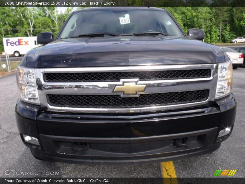 Black / Ebony 2008 Chevrolet Silverado 1500 LTZ Crew Cab