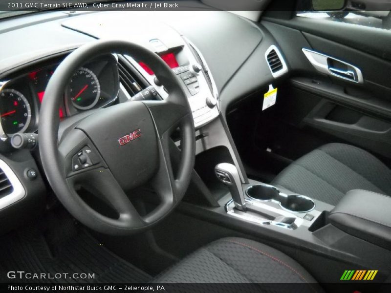 Cyber Gray Metallic / Jet Black 2011 GMC Terrain SLE AWD