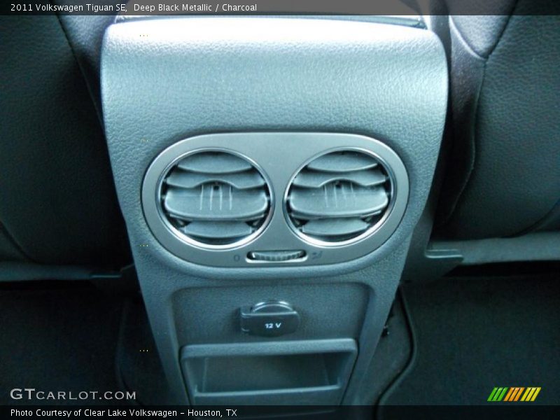 Deep Black Metallic / Charcoal 2011 Volkswagen Tiguan SE