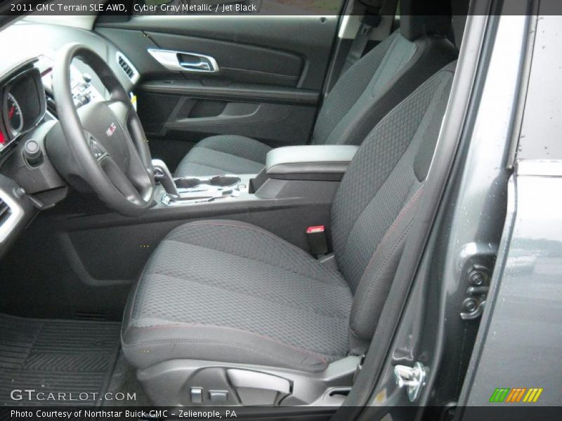 Cyber Gray Metallic / Jet Black 2011 GMC Terrain SLE AWD