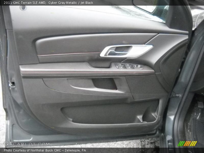 Cyber Gray Metallic / Jet Black 2011 GMC Terrain SLE AWD