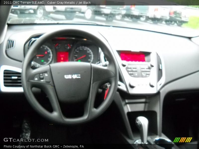 Cyber Gray Metallic / Jet Black 2011 GMC Terrain SLE AWD
