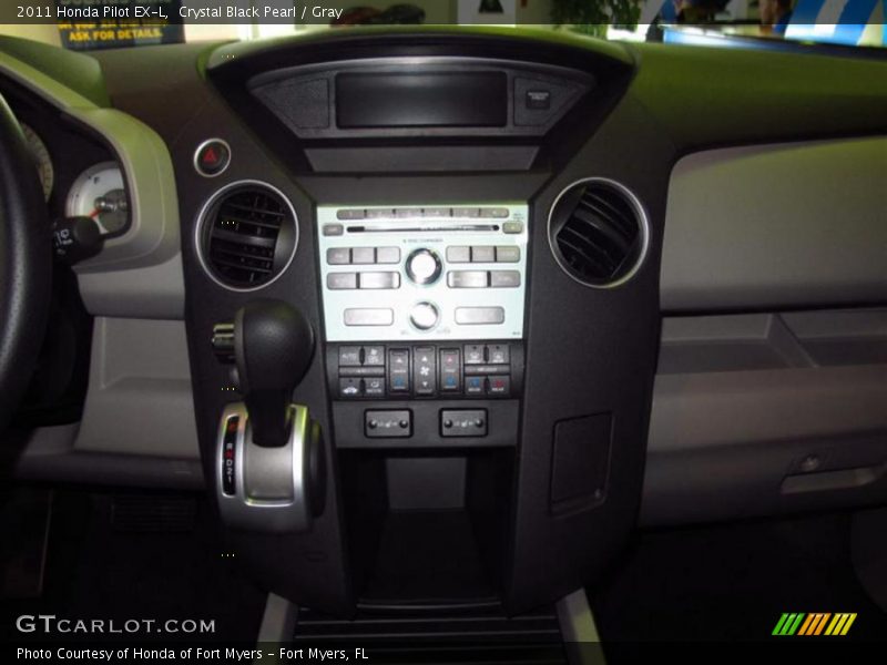 Crystal Black Pearl / Gray 2011 Honda Pilot EX-L