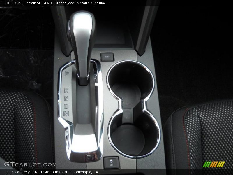 Merlot Jewel Metallic / Jet Black 2011 GMC Terrain SLE AWD
