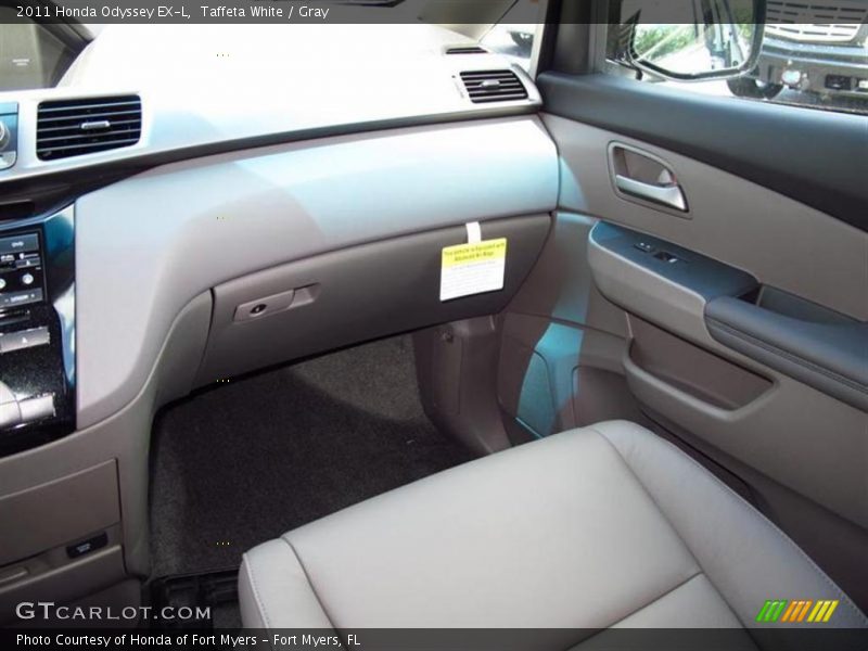Taffeta White / Gray 2011 Honda Odyssey EX-L