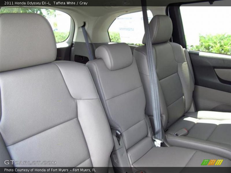 Taffeta White / Gray 2011 Honda Odyssey EX-L