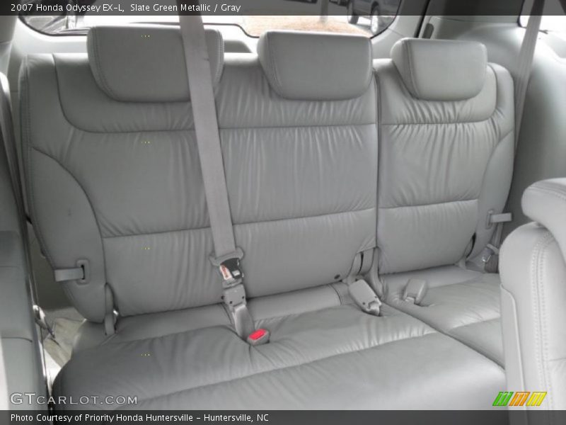 Slate Green Metallic / Gray 2007 Honda Odyssey EX-L