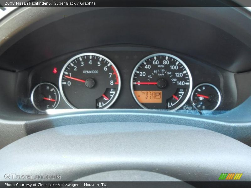 Super Black / Graphite 2008 Nissan Pathfinder S