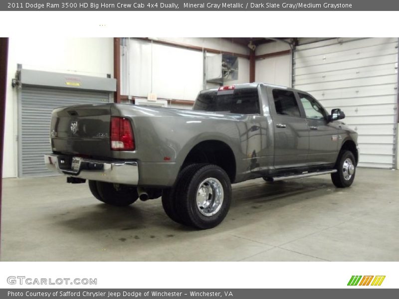 Mineral Gray Metallic / Dark Slate Gray/Medium Graystone 2011 Dodge Ram 3500 HD Big Horn Crew Cab 4x4 Dually