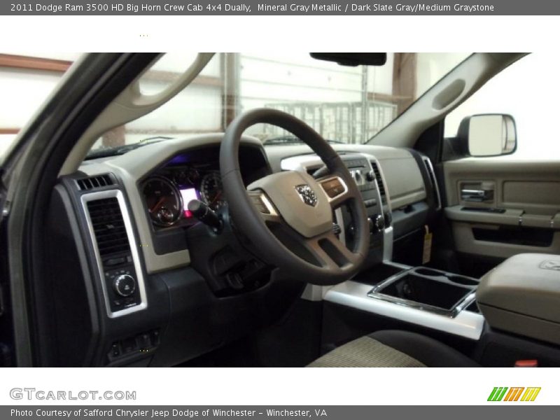 Mineral Gray Metallic / Dark Slate Gray/Medium Graystone 2011 Dodge Ram 3500 HD Big Horn Crew Cab 4x4 Dually