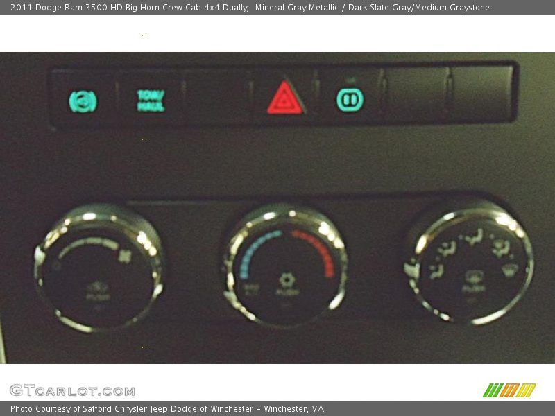 Mineral Gray Metallic / Dark Slate Gray/Medium Graystone 2011 Dodge Ram 3500 HD Big Horn Crew Cab 4x4 Dually