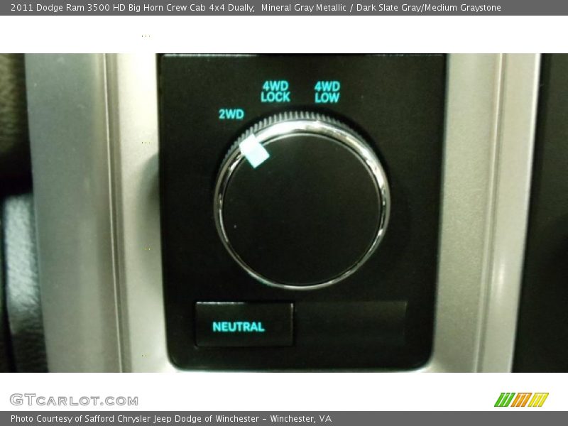 Mineral Gray Metallic / Dark Slate Gray/Medium Graystone 2011 Dodge Ram 3500 HD Big Horn Crew Cab 4x4 Dually