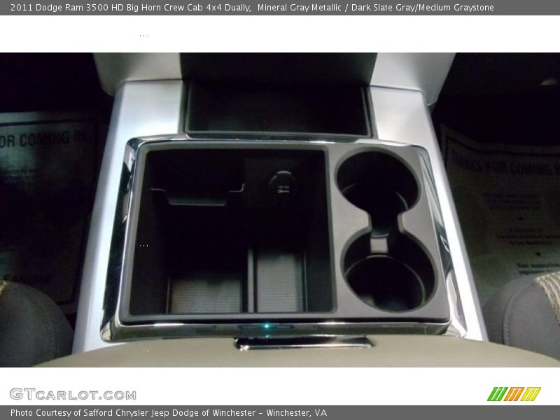 Mineral Gray Metallic / Dark Slate Gray/Medium Graystone 2011 Dodge Ram 3500 HD Big Horn Crew Cab 4x4 Dually
