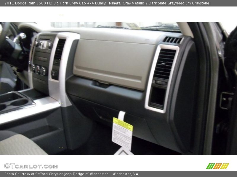 Mineral Gray Metallic / Dark Slate Gray/Medium Graystone 2011 Dodge Ram 3500 HD Big Horn Crew Cab 4x4 Dually