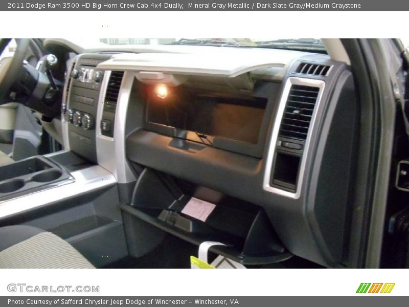 Mineral Gray Metallic / Dark Slate Gray/Medium Graystone 2011 Dodge Ram 3500 HD Big Horn Crew Cab 4x4 Dually