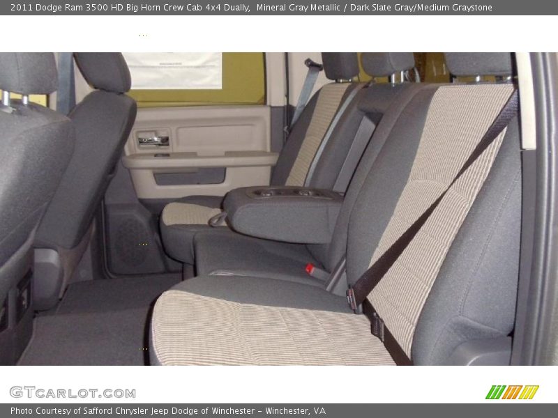 Mineral Gray Metallic / Dark Slate Gray/Medium Graystone 2011 Dodge Ram 3500 HD Big Horn Crew Cab 4x4 Dually