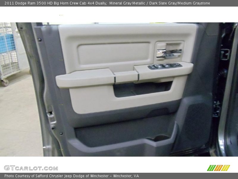 Mineral Gray Metallic / Dark Slate Gray/Medium Graystone 2011 Dodge Ram 3500 HD Big Horn Crew Cab 4x4 Dually