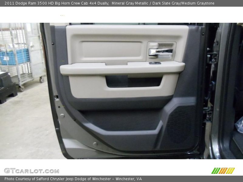 Mineral Gray Metallic / Dark Slate Gray/Medium Graystone 2011 Dodge Ram 3500 HD Big Horn Crew Cab 4x4 Dually