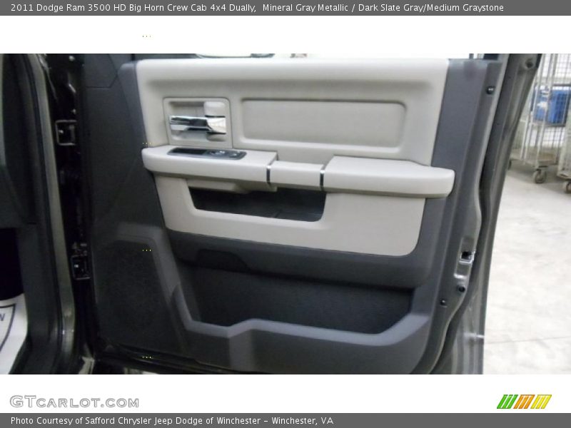 Mineral Gray Metallic / Dark Slate Gray/Medium Graystone 2011 Dodge Ram 3500 HD Big Horn Crew Cab 4x4 Dually