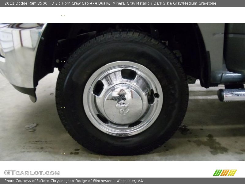Mineral Gray Metallic / Dark Slate Gray/Medium Graystone 2011 Dodge Ram 3500 HD Big Horn Crew Cab 4x4 Dually
